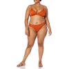 imageAmazon Essentials Womens Side Tab Bikini Swimsuit BottomTerracotta