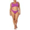 imageAmazon Essentials Womens Side Tab Bikini Swimsuit BottomViolet