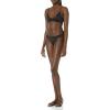 imageAmazon Essentials Womens Side Tab Bikini Swimsuit BottomWashed Black