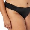 imageAmazon Essentials Womens Side Tab Bikini Swimsuit BottomWashed Black