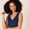 imageAmazon Essentials Womens SideSlit Jersey VNeck Maxi Length DressNavy