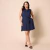 imageAmazon Essentials Womens Sleeveless RelaxedFit Woven Shirt DressNavy