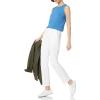 imageAmazon Essentials Womens Slim Fit Straight Leg Stretch Twill Chino PantWhite