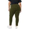 imageAmazon Essentials Womens SlimFit BiStretch Side Zip Ankle PantBlack Olive Animal Print