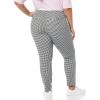 imageAmazon Essentials Womens SlimFit BiStretch Side Zip Ankle PantBlack White Gingham