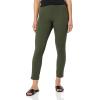 imageAmazon Essentials Womens SlimFit BiStretch Side Zip Ankle PantDark Green