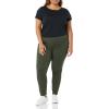 imageAmazon Essentials Womens SlimFit BiStretch Side Zip Ankle PantDark Green
