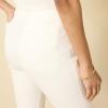 imageAmazon Essentials Womens SlimFit BiStretch Side Zip Ankle PantIvory