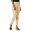 imageAmazon Essentials Womens SlimFit BiStretch Side Zip Ankle PantTan