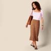 imageAmazon Essentials Womens SlimFit Half Sleeve Square Neck TShirtLight Pink