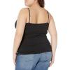 imageAmazon Essentials Womens SlimFit Knit VNeck Layering Cami Available in Plus Size Pack of 4Black