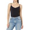 imageAmazon Essentials Womens SlimFit Knit VNeck Layering Cami Available in Plus Size Pack of 4Black