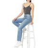 imageAmazon Essentials Womens SlimFit Knit VNeck Layering Cami Available in Plus Size Pack of 4BlackCharcoal HeatherLight Grey HeatherWhite