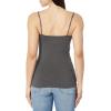 imageAmazon Essentials Womens SlimFit Knit VNeck Layering Cami Available in Plus Size Pack of 4BlackCharcoal HeatherLight Grey HeatherWhite