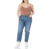 imageAmazon Essentials Womens SlimFit Knit VNeck Layering Cami Available in Plus Size Pack of 4BrownMulti Color