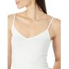 imageAmazon Essentials Womens SlimFit Knit VNeck Layering Cami Available in Plus Size Pack of 4White