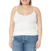 imageAmazon Essentials Womens SlimFit Knit VNeck Layering Cami Available in Plus Size Pack of 4White