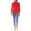 imageAmazon Essentials Womens SlimFit Lightweight LongSleeve Turtleneck SweaterCherry Red