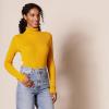 imageAmazon Essentials Womens SlimFit Lightweight LongSleeve Turtleneck SweaterGold