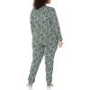 imageAmazon Essentials Womens SnugFit Cotton Sleepwear Pajama Set Available in Plus SizeBlack Folkloric