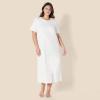 imageAmazon Essentials Womens Soft Cotton Blend Short Sleeve Sleep NightgownIvory