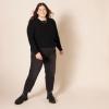 imageAmazon Essentials Womens Soft Fisherman Cable LongSleeve Crewneck Sweater Available in Plus SizeBlack