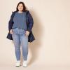 imageAmazon Essentials Womens Soft Fisherman Cable LongSleeve Crewneck Sweater Available in Plus SizeBlue Heather