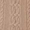 imageAmazon Essentials Womens Soft Fisherman Cable LongSleeve Crewneck Sweater Available in Plus SizeCamel Heather