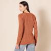 imageAmazon Essentials Womens Soft Fisherman Cable LongSleeve Crewneck Sweater Available in Plus SizeCaramel