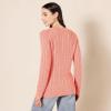 imageAmazon Essentials Womens Soft Fisherman Cable LongSleeve Crewneck Sweater Available in Plus SizeCoral Pink