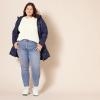 imageAmazon Essentials Womens Soft Fisherman Cable LongSleeve Crewneck Sweater Available in Plus SizeCream