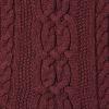 imageAmazon Essentials Womens Soft Fisherman Cable LongSleeve Crewneck Sweater Available in Plus SizeDark Burgundy