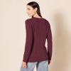imageAmazon Essentials Womens Soft Fisherman Cable LongSleeve Crewneck Sweater Available in Plus SizeDark Burgundy