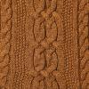imageAmazon Essentials Womens Soft Fisherman Cable LongSleeve Crewneck Sweater Available in Plus SizeDark Chestnut Brown Heather
