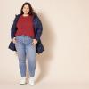 imageAmazon Essentials Womens Soft Fisherman Cable LongSleeve Crewneck Sweater Available in Plus SizeDark Red