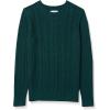 imageAmazon Essentials Womens Soft Fisherman Cable LongSleeve Crewneck Sweater Available in Plus SizeDeep Green