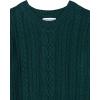 imageAmazon Essentials Womens Soft Fisherman Cable LongSleeve Crewneck Sweater Available in Plus SizeDeep Green