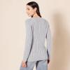 imageAmazon Essentials Womens Soft Fisherman Cable LongSleeve Crewneck Sweater Available in Plus SizeLight Grey Heather