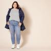 imageAmazon Essentials Womens Soft Fisherman Cable LongSleeve Crewneck Sweater Available in Plus SizeLight Grey Heather