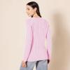 imageAmazon Essentials Womens Soft Fisherman Cable LongSleeve Crewneck Sweater Available in Plus SizeLight Pink