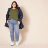 imageAmazon Essentials Womens Soft Fisherman Cable LongSleeve Crewneck Sweater Available in Plus SizeOlive