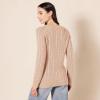 imageAmazon Essentials Womens Soft Fisherman Cable LongSleeve Crewneck Sweater Available in Plus SizeTaupe Heather
