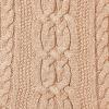 imageAmazon Essentials Womens Soft Fisherman Cable LongSleeve Crewneck Sweater Available in Plus SizeTaupe Heather