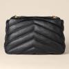imageAmazon Essentials Womens Soft Quilted Flap BagBlack Faux Leather