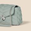 imageAmazon Essentials Womens Soft Quilted Flap BagGrey Nylon