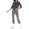 imageAmazon Essentials Womens Soft Touch Hooded Pullover SweaterCharcoal Heather