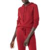 imageAmazon Essentials Womens Soft Touch Hooded Pullover SweaterDark Red