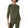 imageAmazon Essentials Womens Soft Touch Hooded Pullover SweaterOlive