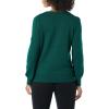 imageAmazon Essentials Womens Soft Touch Pleated Shoulder Crewneck SweaterDark Green
