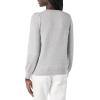 imageAmazon Essentials Womens Soft Touch Pleated Shoulder Crewneck SweaterGrey Heather